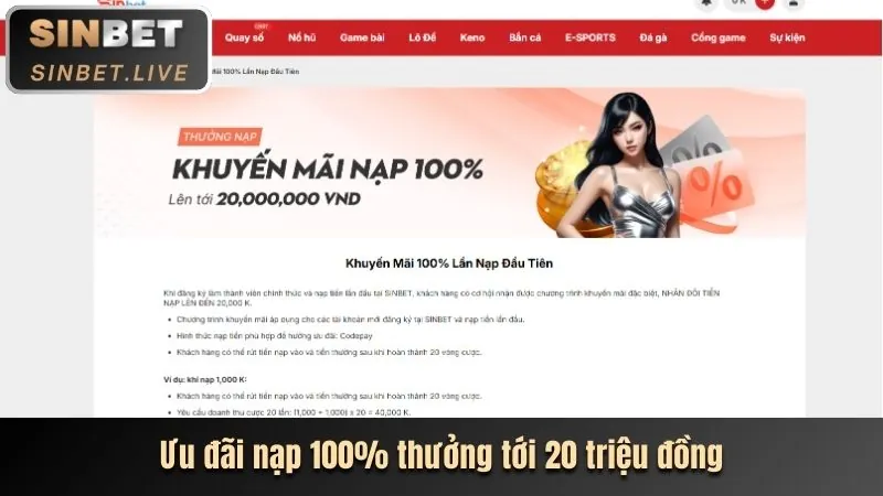 Trò chơi slot nổ hũ với giải độc đắc lớn